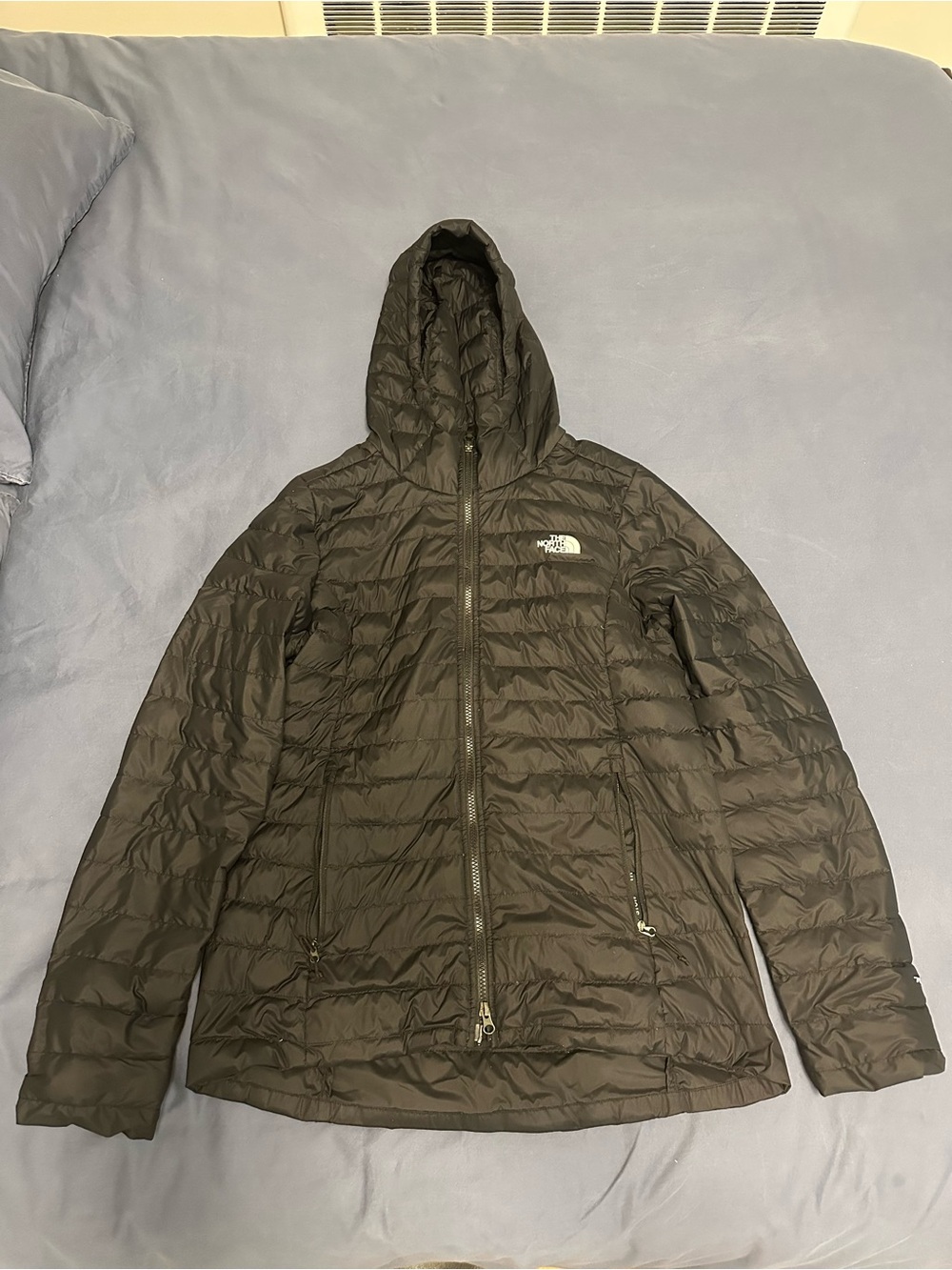 Women’s The North Face Black Quilted Logo Puffer Jacket